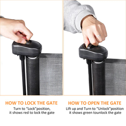 Retractable Pet Dog Barrier Fence