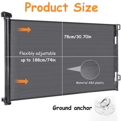 Retractable Pet Dog Barrier Fence