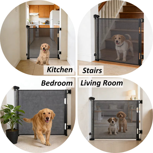 Retractable Pet Dog Barrier Fence