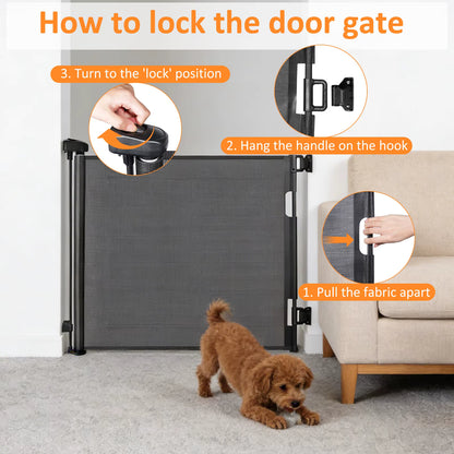 Retractable Pet Dog Barrier Fence
