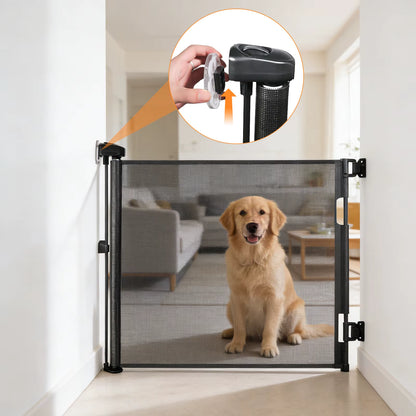 Retractable Pet Dog Barrier Fence