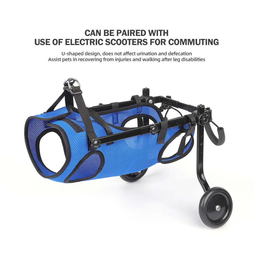 Disability dog travel assistive vehicle chest and back harness dog rehabilitation exercise chest and back pet supplies