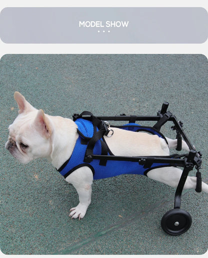 Disability dog travel assistive vehicle chest and back harness dog rehabilitation exercise chest and back pet supplies