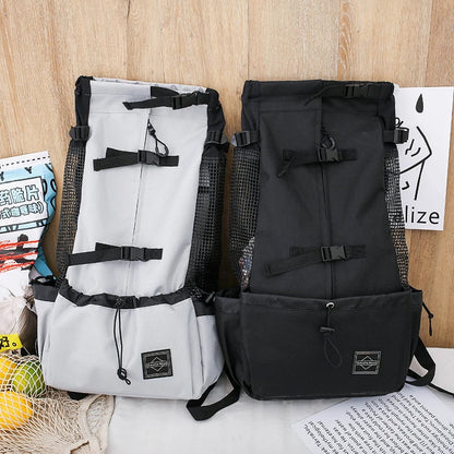 Strong Nylon Dog Carrier Backpack for Small Medium Dogs High Quality Breathable Cycling Backpack for Outdoor Travel Pet Supplies