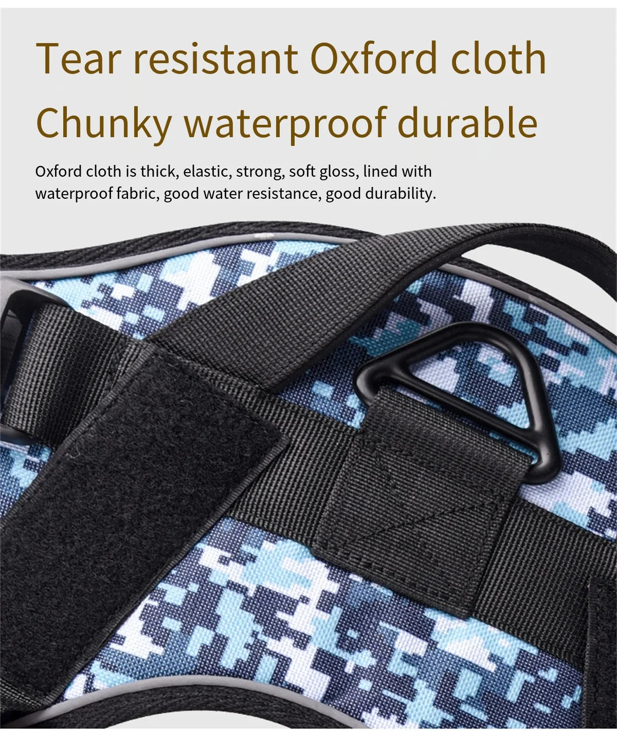 Dog Harness Reflective Chest for Dogs Custom No Pull Dog Breathable Vest Adjustable Harness Pet Supplies