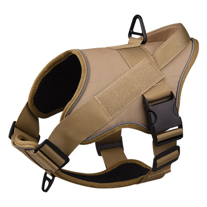 Dog Harness Reflective Chest for Dogs Custom No Pull Dog Breathable Vest Adjustable Harness Pet Supplies