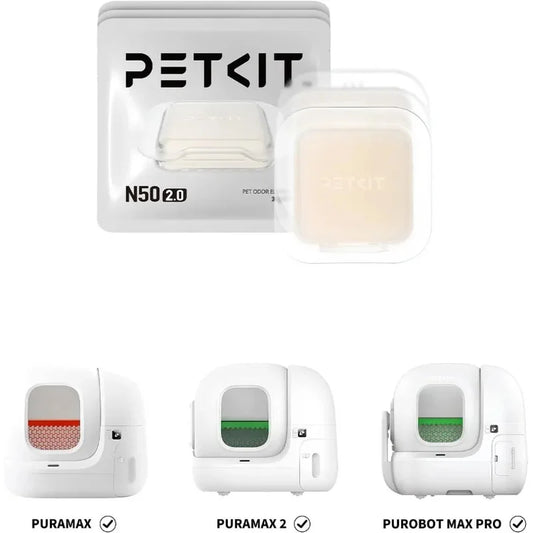PETKIT N50 Second Deodorant Cubes Generation For PURA MAX Cat Litter Box Automatic Pet Supplies Cats Puramax2 Parts Deodorizer