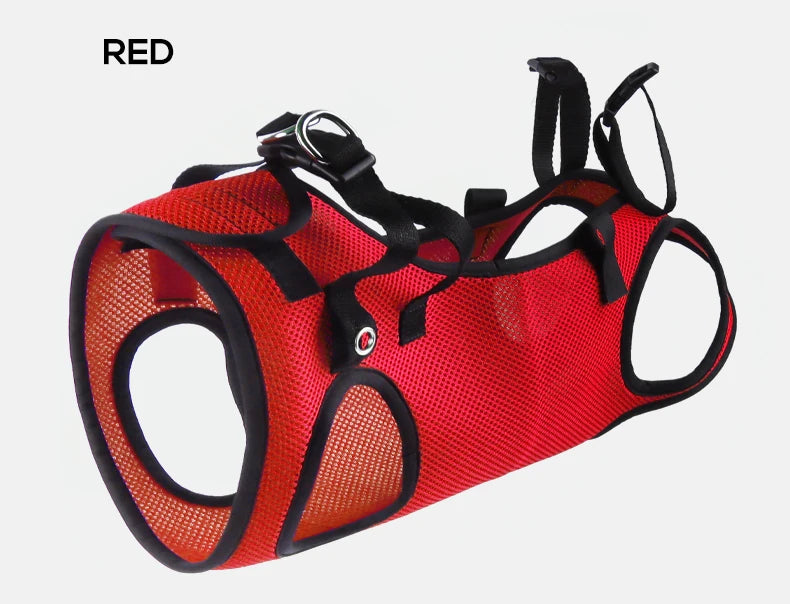 Disability dog travel assistive vehicle chest and back harness dog rehabilitation exercise chest and back pet supplies