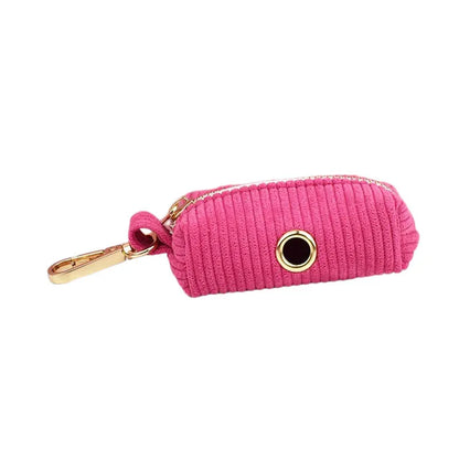 Mei Red Corduroy Dog Collar And Leash Set For Dogs Custom Engraved Nameplate Pet Supplies Dog Leash Corduroy02
