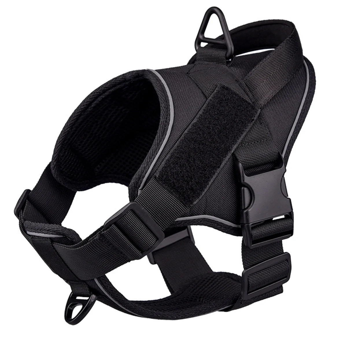 Dog Harness Reflective Chest for Dogs Custom No Pull Dog Breathable Vest Adjustable Harness Pet Supplies
