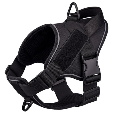 Dog Harness Reflective Chest for Dogs Custom No Pull Dog Breathable Vest Adjustable Harness Pet Supplies