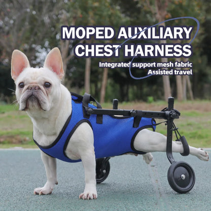 Disability dog travel assistive vehicle chest and back harness dog rehabilitation exercise chest and back pet supplies