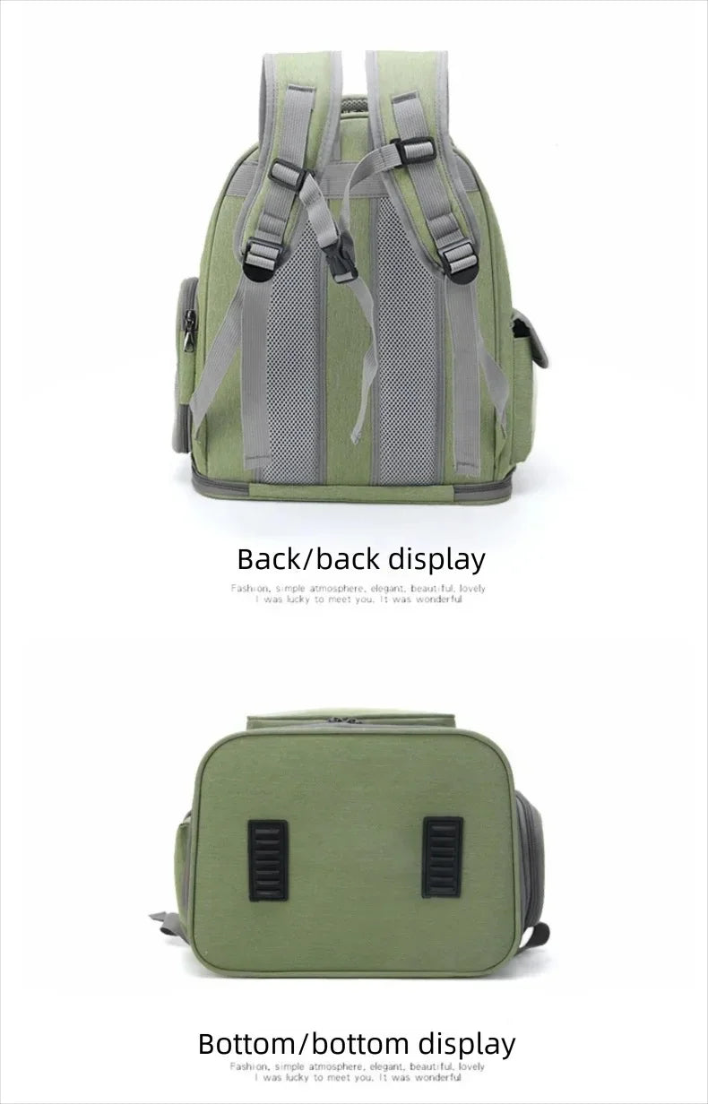 Pet Cat Carrier Bag Outdoor Travel Backpack for Cats Small Dogs Ventilation Breathable Cat Carrying Bag Pet Supplies Transparent