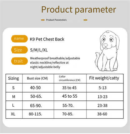 Dog Harness Reflective Chest for Dogs Custom No Pull Dog Breathable Vest Adjustable Harness Pet Supplies