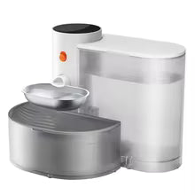 3L Smart Wireless Cat Water Fountain, No Replacement Filter, Clean & Dirty Water Separation, Automatic Pet Water Dispenser, Rechargeable Battery Operated,Ultra Long Battery Life