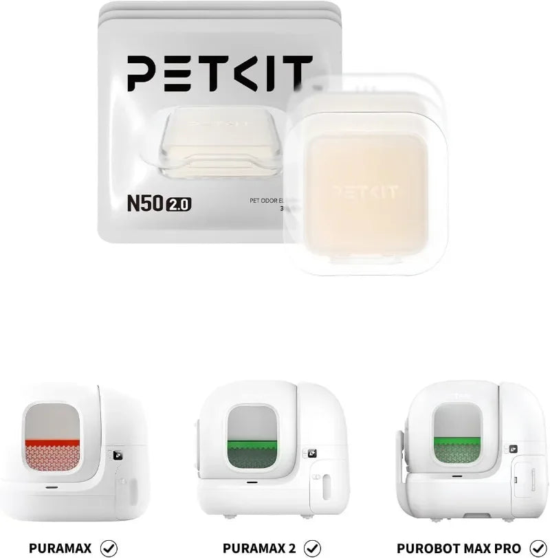 PETKIT N50 Second Deodorant Cubes Generation For PURA MAX Cat Litter Box Automatic Pet Supplies Cats Puramax2 Parts Deodorizer