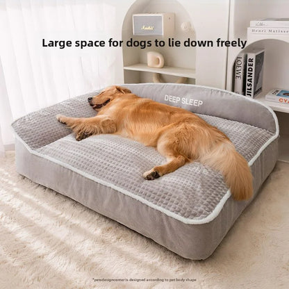Kennel Winter Warm Dog Bed Large Super Thick Four-season Universal Removable Cat and Dog Sofa Autumn and Winter Pet Supplies